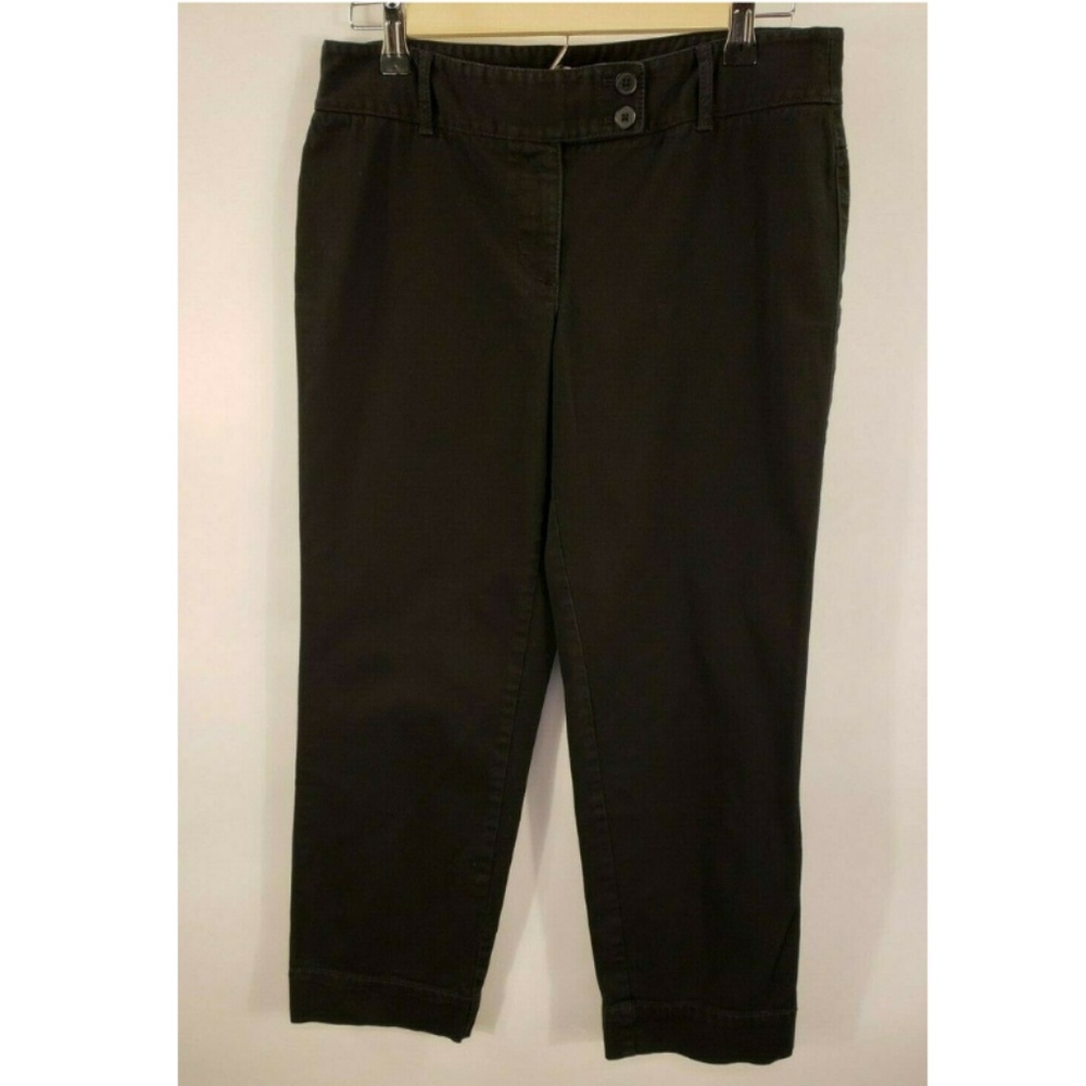 Ann Taylor Loft Marisa Black Capri Pants 2